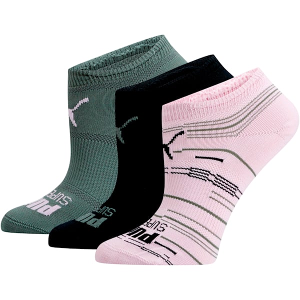 Women's Superlite No Show Socks [3 Pack], LT PASTEL PURPLE, extralarge